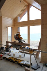 Finlog Wooden Log Cabin Home Being Built 5